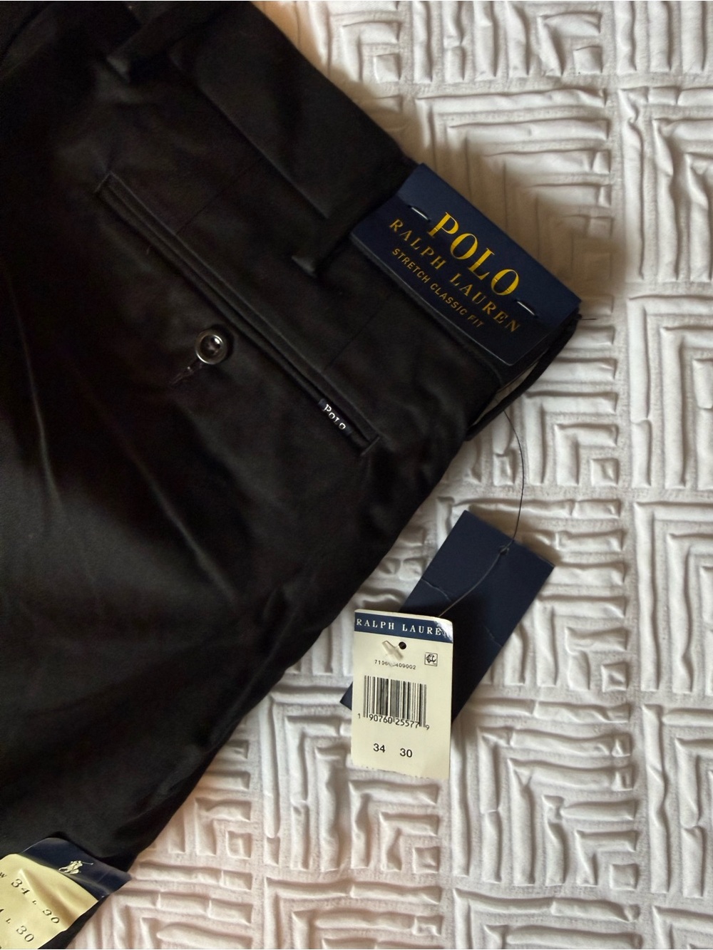 Ralph Lauren Men's Black Chinos